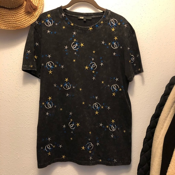 Maje Tops - Maje, Thomi Embroidered T-Shirt, Size 3 (Large)